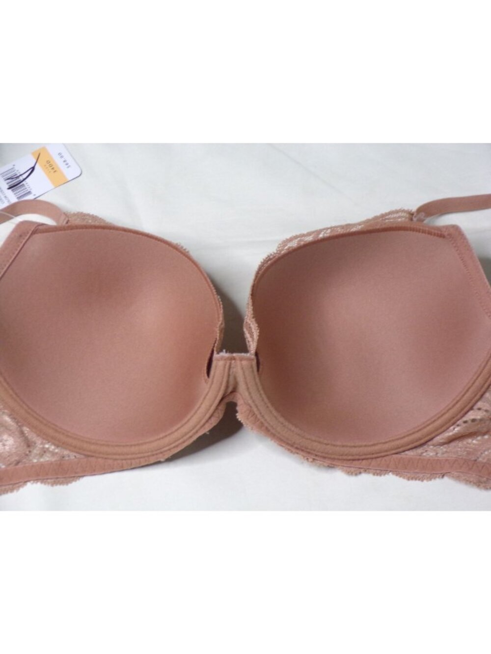 🆕 NATORI Feathers Underwire T-Shirt Plunge Bra 34DD Glow #730023 - Picture 9 of 10